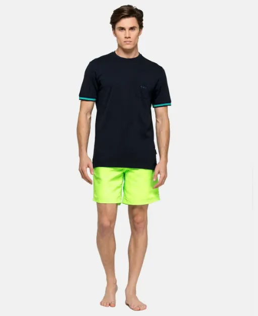 Picture of Sundek Finn Crew Crew Neck T-Shirt - Black
