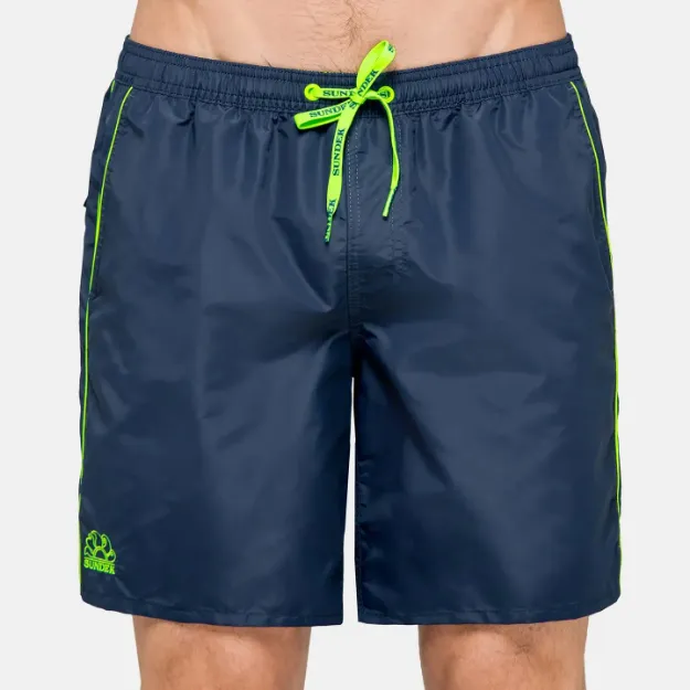 Picture of Mid-Waisted Sundress Swim Shorts - Navy