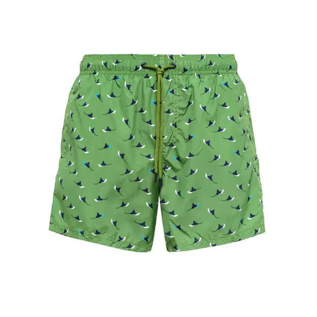 Picture of Mini Coltrane-Bs/Elastic Waiste 9.5'' Green - Boys