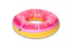 Picture of The Giant Lime-Pink Float Is In The Shape Of A Tube