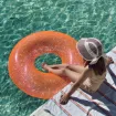 Picture of Sunnylife Pool Ring Glitter - Neon Coral