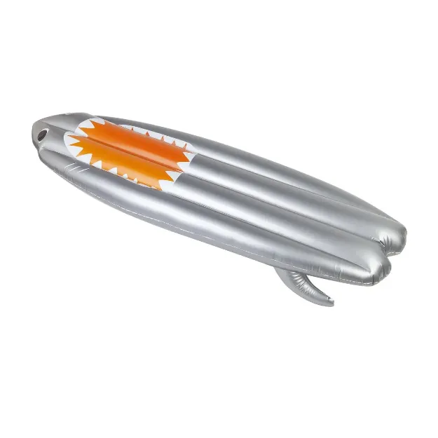 Picture of Sunnylife Ride With Me Surfboard Float Shark Attack - Silver