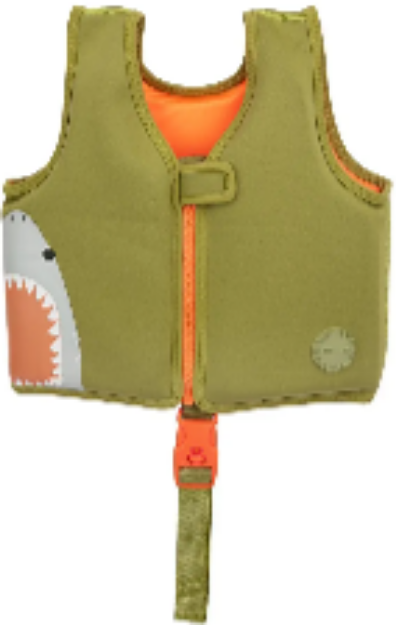 Picture of Sunnylife  Lifesaver Vest 1-2 Shark Attack - Olive