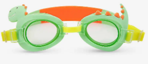 Picture of Sunnylife Mini Swim Goggles Surfing Dino - Ice Mint